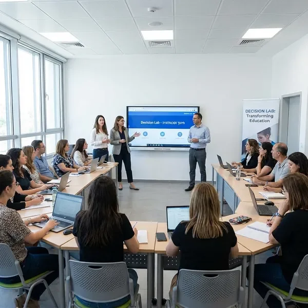 הדרכת צוות חינוכי למערכת Decision Lab
